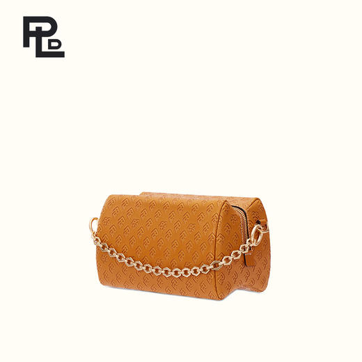 保兰德PLD东方雅奢大彩蝶头层牛皮手提盒子包小方包体制内秋冬通勤链条包女包 商品图1