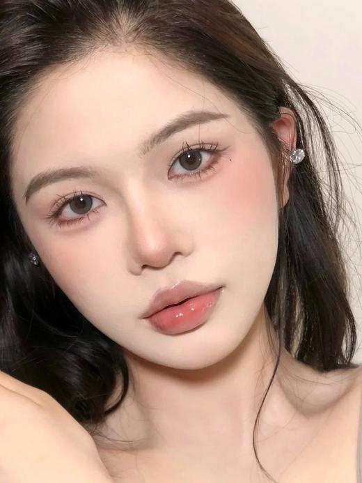 olens月抛 氧气棕/灰 realring 14.0mm 一盒2p  不同度数请拍同款2盒 商品图7