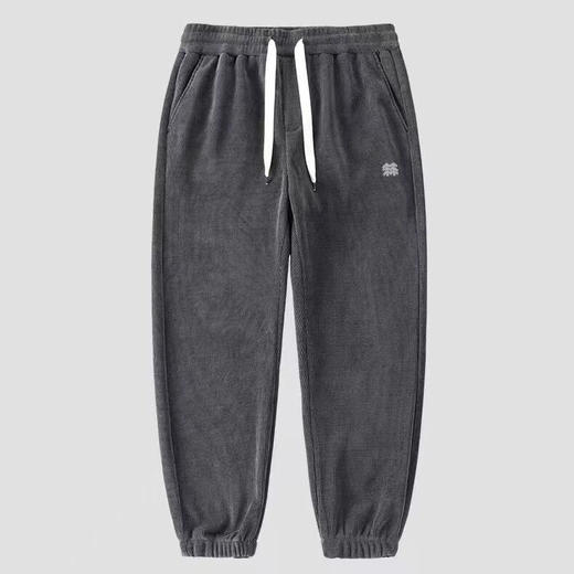 K隆 秋冬季内加绒 男子束脚运动卫裤长裤Z-11125 商品图9