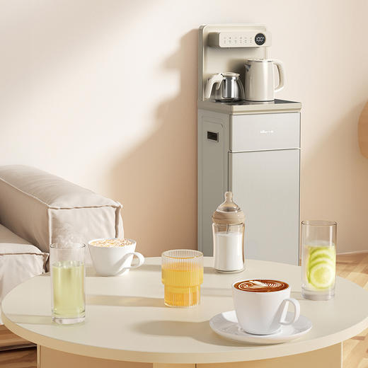 【小程序】小熊(Bear)茶吧机 饮水机家用高端客厅遥控智能全自动双出水烧水一体机直饮机饮水机下置式温热款CBJ-F12K1 商品图3