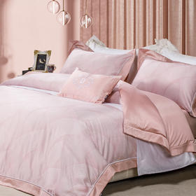 多喜爱 云丝缎几何肌理四件套 莫莉薇娅cs