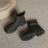ZHR加绒马丁靴女英伦风厚底短靴女2023新款马丁靴秋冬款百搭女靴 商品缩略图3