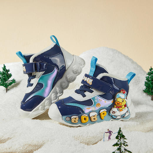 B.DUCK小黄鸭童鞋冬季时尚运动鞋22-30 BY5485021 商品图4