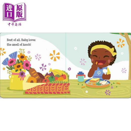 【中商原版】宝宝爱科学系列 小朋友学嗅觉 Baby Loves Smell 英文原版 儿童纸板书 早教认知亲子绘本 启蒙读本 进口童书 商品图2