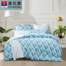富安娜（FUANNA）家纺 床单四件套 磨毛套件磨毛四件套-青春旋律1.5 /1.8m床
