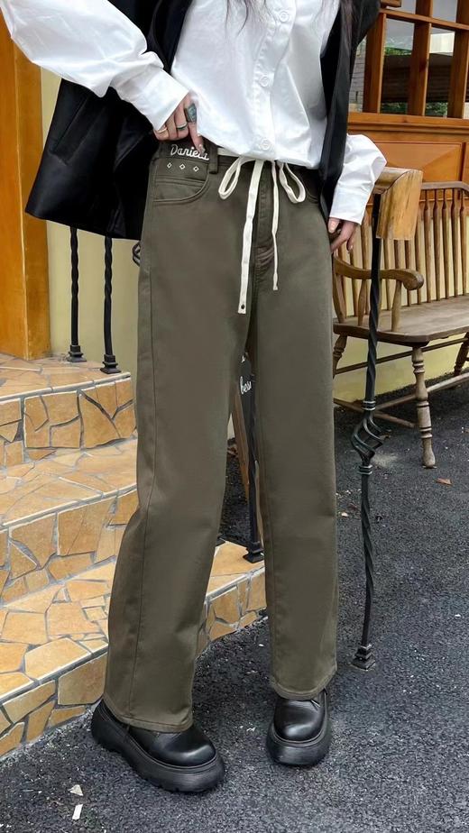 女休闲直筒裤601388 商品图6