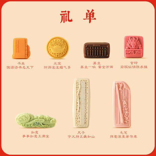 御茶膳房喜饼宝宝诞生周岁礼盒抓周满月宴伴手礼儿童生日零食回礼 商品图4