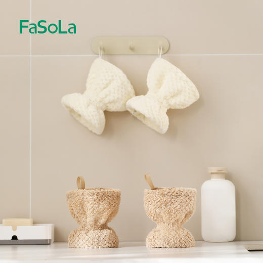 FaSoLa洗脸手腕带防溅水到袖口洗漱挡水防湿袖吸水手巾护腕运动擦汗手环 商品图3