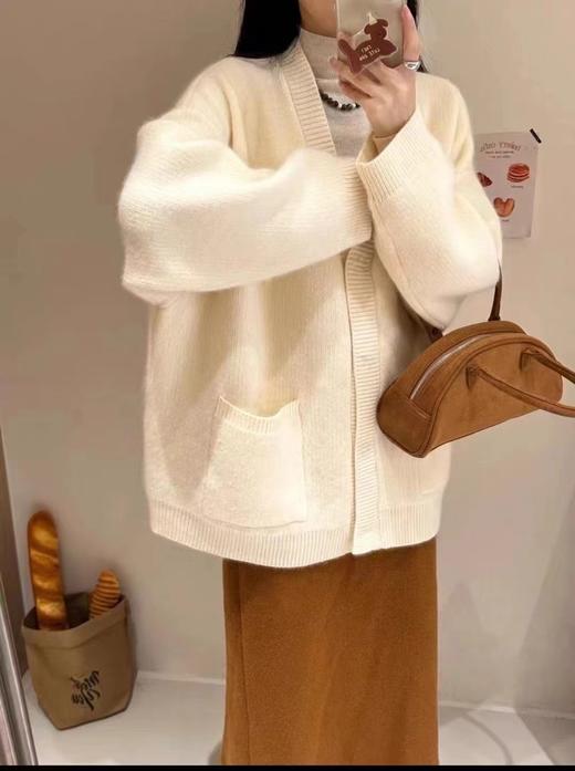 女贴标两大口袋开衫26368 商品图3