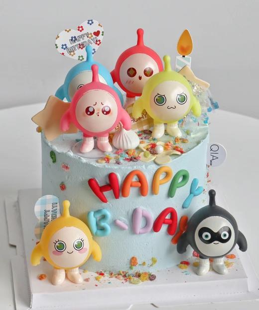 【优品系列】---【蛋仔派对】儿童蛋糕 商品图0