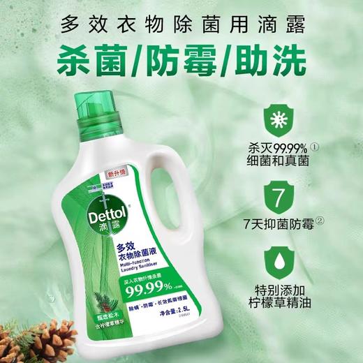 滴露衣物除菌液松木2.5L+1L 商品图1