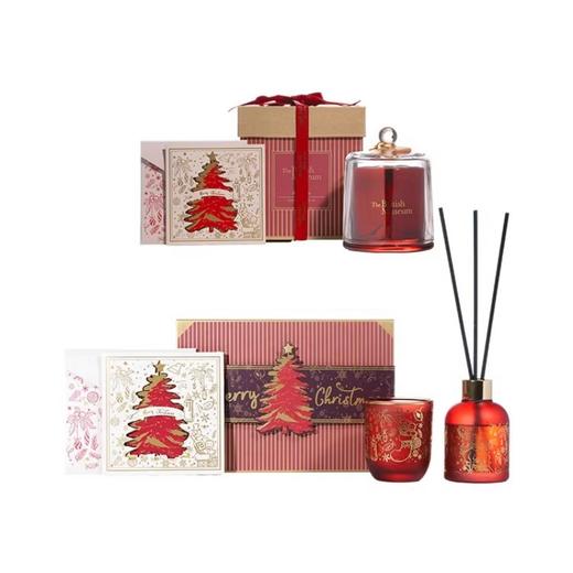 大英博物馆圣诞系列 24节气冬至【雪境麋踪】香薰蜡烛礼盒 圣诞节麋鹿香氛 钟罩蜡烛 商品图4