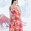 【伯妮斯茵】172S012--玫红色连衣裙--云浮景山--《LSF》 商品缩略图3