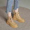 ZHR加绒马丁靴女英伦风厚底短靴女2023新款马丁靴秋冬款百搭女靴 商品缩略图6