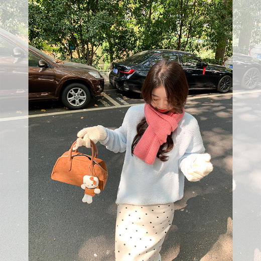 <曾小咸推荐>【可可椰椰】2色毛衣+波点半身裙 商品图1