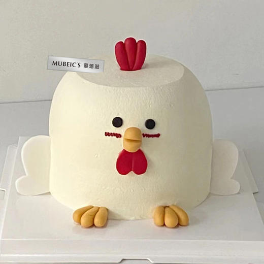 立体萌萌鸡半翻糖S166 商品图0