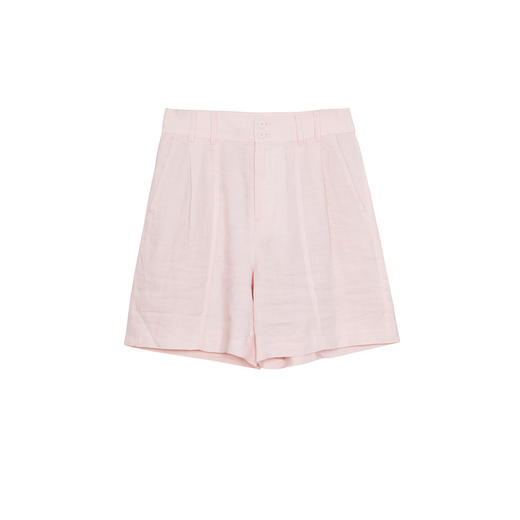 谜底短裤女2023秋季新款时尚气质纯色A型百搭西裤直筒裤233MK0003 商品图4