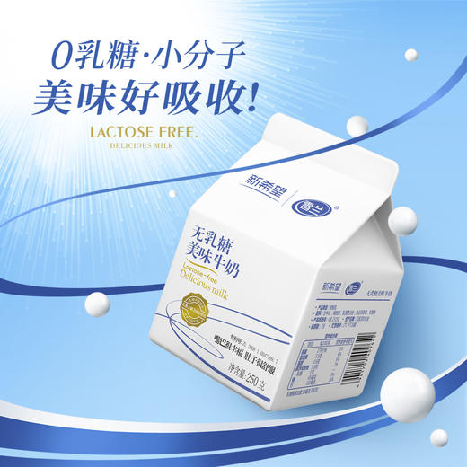 【雪兰订奶到家】无乳糖美味牛奶 | 屋顶盒 250g 配送上门 商品图0