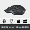 罗技（Logitech）大师系列 MX Master 2S 鼠标 无线蓝牙鼠标 办公鼠标 右手鼠标 优联 儒雅黑 带无线2.4G接收器 /电脑、办公 /外设产品 /鼠标 商品缩略图2