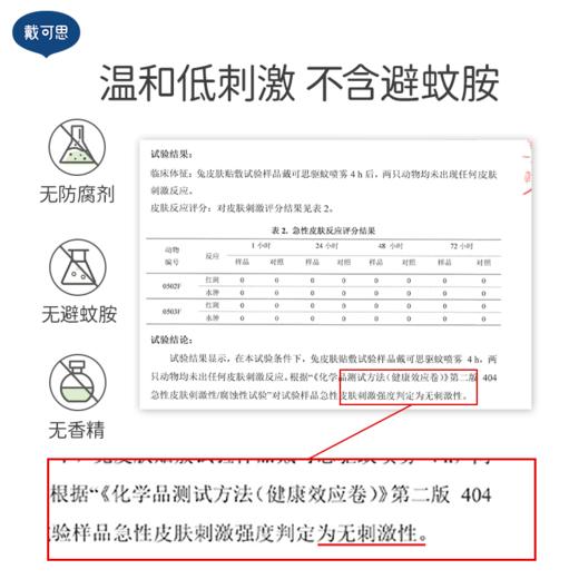 【育丽母婴 推荐】戴可思派卡瑞丁驱蚊喷雾 安全强效驱蚊  持效长达6.5小时  6月宝宝以下避免直接喷涂肌肤 商品图2