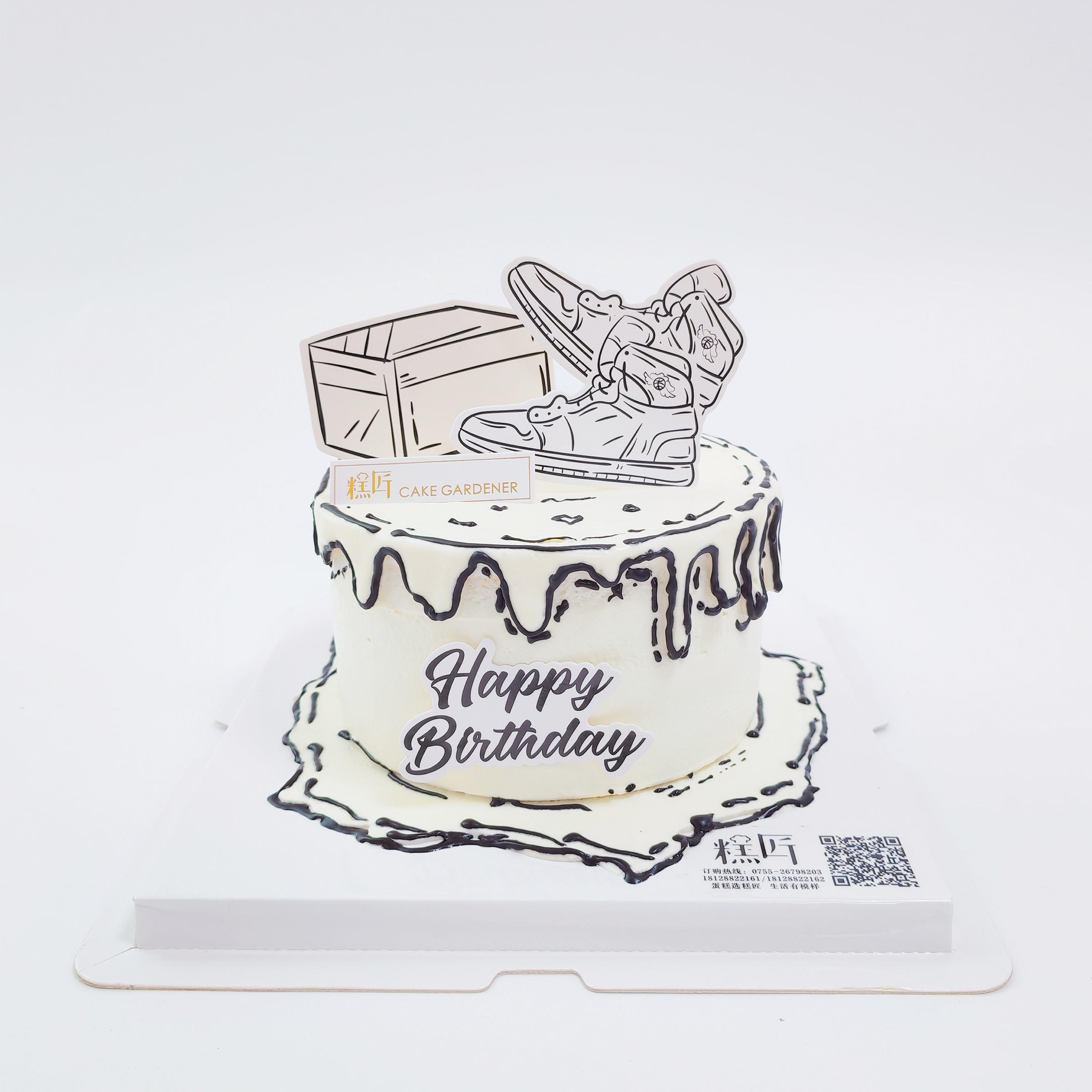 AJ二次元蛋糕（奶油戚风蛋糕）