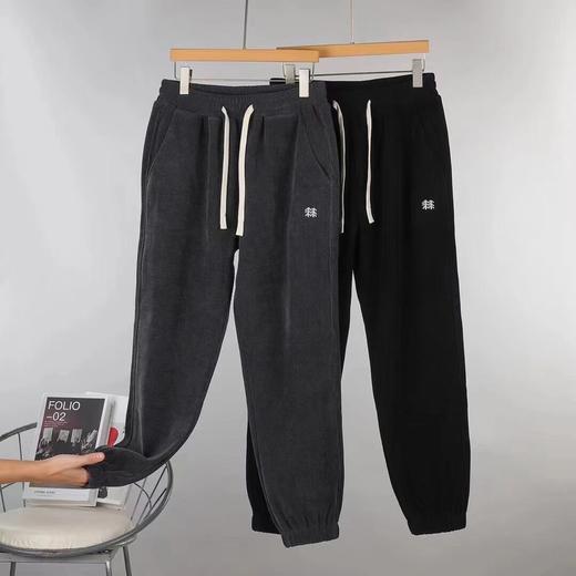 K隆 秋冬季内加绒 男子束脚运动卫裤长裤Z-11125 商品图7