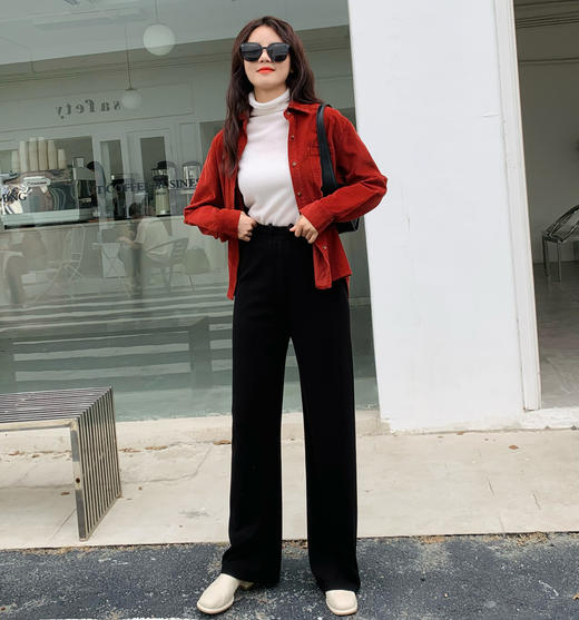 【百图lulu定制】【糯米裤】柔软细腻  垂顺  高弹 磨毛 休闲裤 商品图11