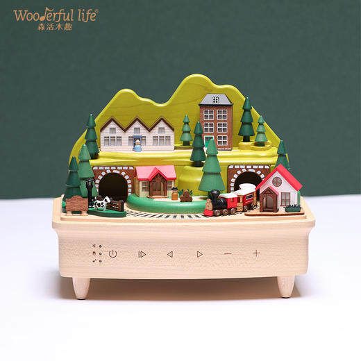 wooderfullife  音乐盒 山谷火车 商品图1