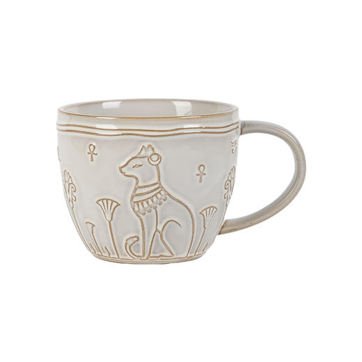大英博物馆 盖亚·安德森猫系列 复古手工感浮雕大容量马克杯500ml 商品图4