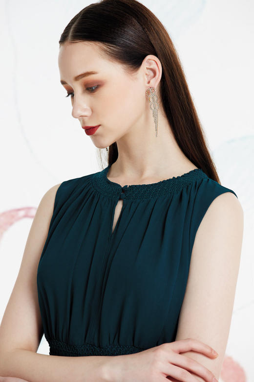 9C 十样锦色、赤金色连衣裙--秣驷芝田--《LSF》2S5943 商品图6