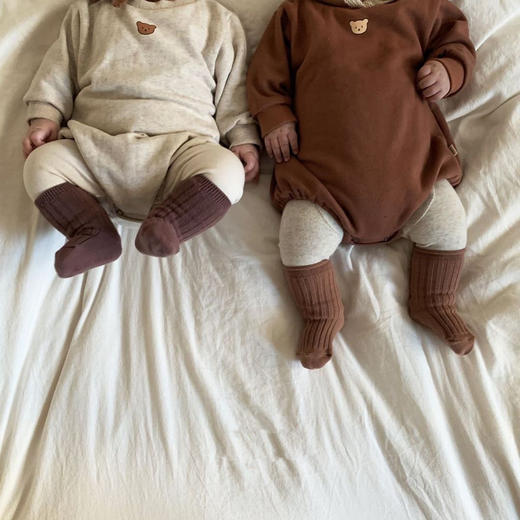 【萌萌哒！小套装】韩国春季新款可爱小熊印花卫衣包屁衣，夏日清爽，活力生动，呆萌时尚，方便穿脱 商品图9