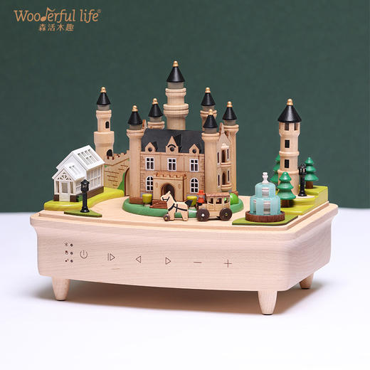 wooderfullife  音乐盒 城堡 商品图3