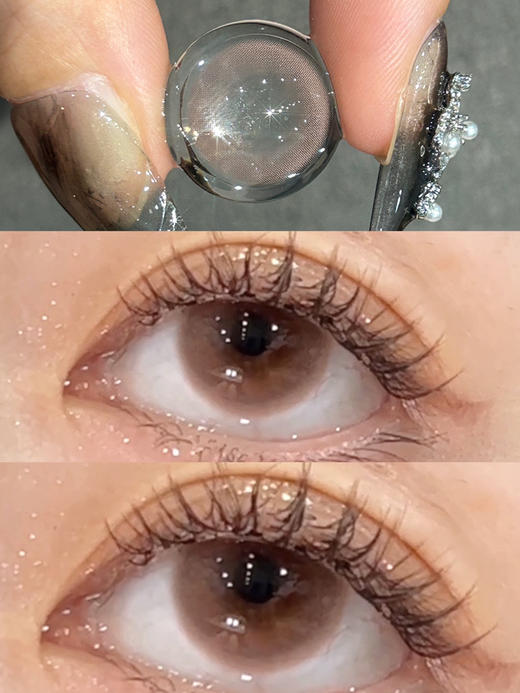 【大直径日抛】LOVEIIKIRA-粉兔兔-14.4mm【日抛 度数0-800度 无525/575】着色13.9mm 商品图6