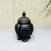 吉象°精雕小叶紫檀茶叶罐 商品缩略图0