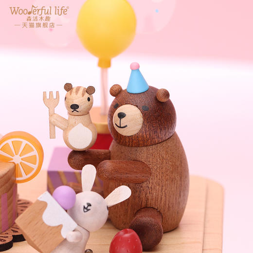 wooderfullife  音乐盒 生日蛋糕 商品图4