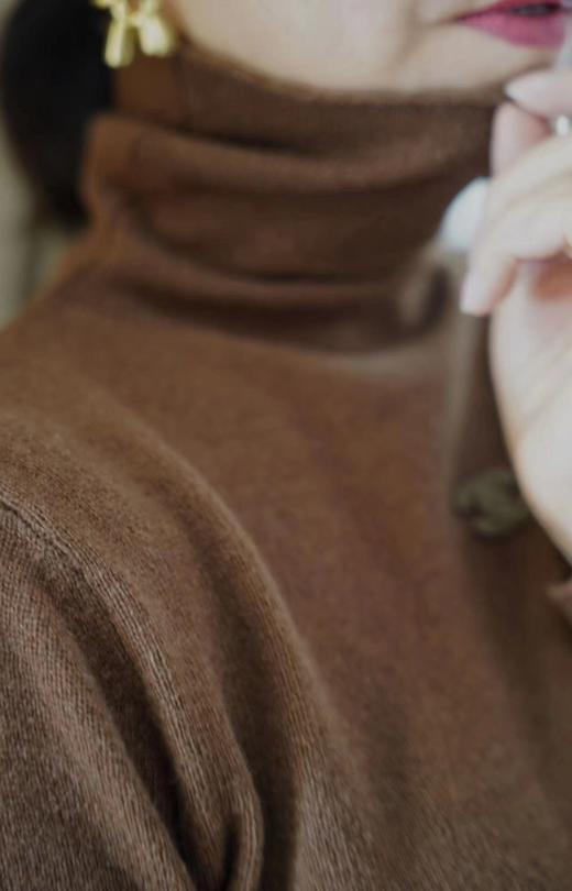 香家堆堆领随身绵羊毛打底毛衣可外穿 商品图5