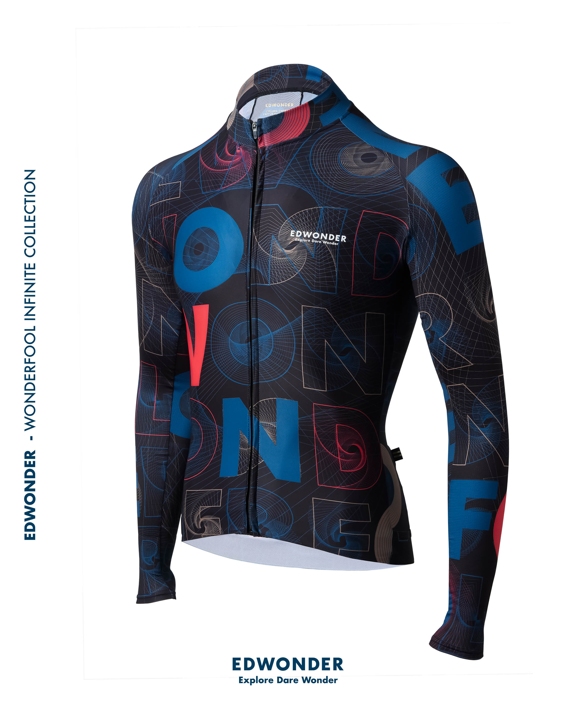 W无限(男)长袖车衣-星际黑Jersey