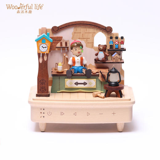 wooderfullife  音乐盒 小木偶工坊 商品图4