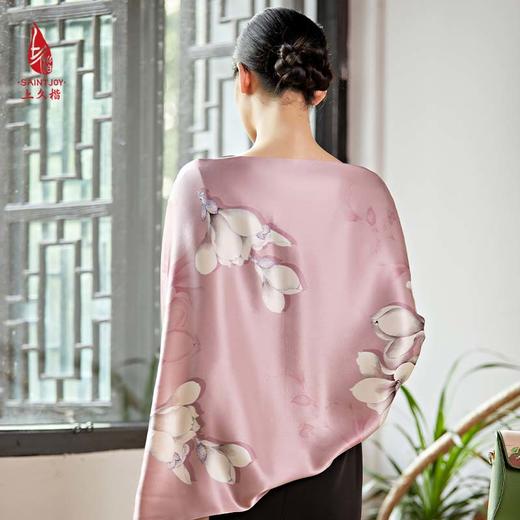 SAINTJOY/上久楷真丝披肩女式真丝披肩PJS20003馨香岁合 商品图3