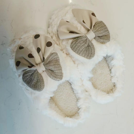 【特价29元】中童蝴蝶结棉拖鞋【WG23503】 商品图2