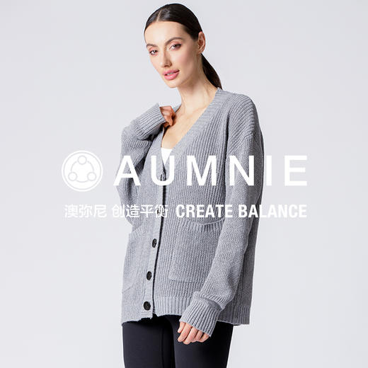 【AUMNIE】男友风针织开衫 BOYFRIEND FIT KNIT CARDIGAN 商品图1