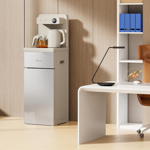 【小程序】小熊(Bear)茶吧机 饮水机家用高端客厅遥控智能全自动双出水烧水一体机直饮机饮水机下置式温热款CBJ-F12K1 商品图0