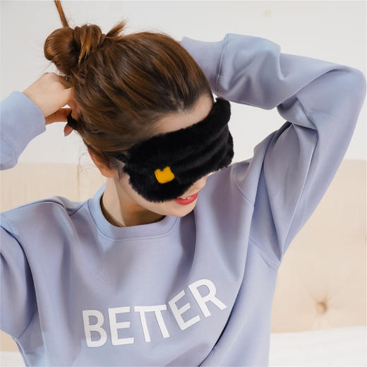 秋冬系列团团毛绒眼罩 商品图2