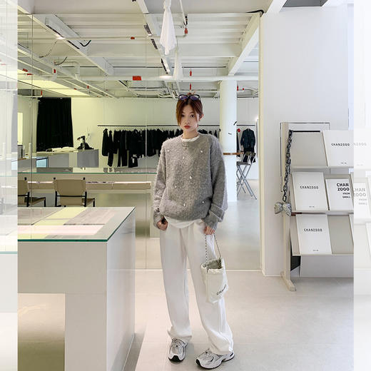 【179元任选2件】最后一波现货！【时髦感up】2色钻石点缀毛衣 商品图3