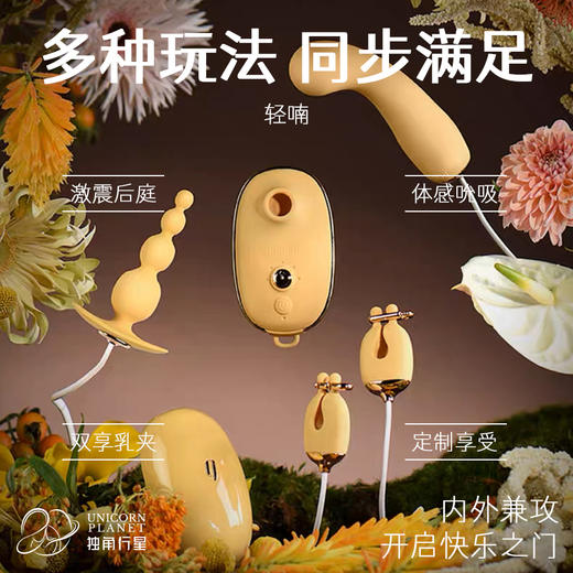 轻喃-四重奏（震动器&按摩棒&乳夹&肛塞） 商品图0