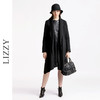 【双面呢】LIZZY2023冬款毛呢大衣轻奢女装外套配腰带6658 商品缩略图1