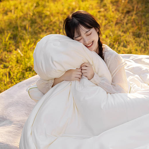 佳丽斯二合一蚕丝大豆子母被加厚保暖被芯四季通用 商品图6