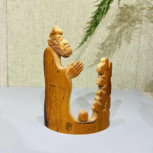 精品老煤竹达摩°香插 商品图0