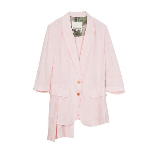 谜底薄款西装外套女2023秋季新款时尚气质纯色西服长袖233MW0008 商品图4