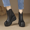 冬季新款，高跟防水台真皮靴子MQE-G82-8 商品缩略图2